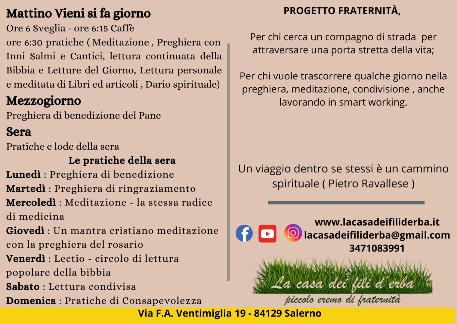 una proposta semplice e facile